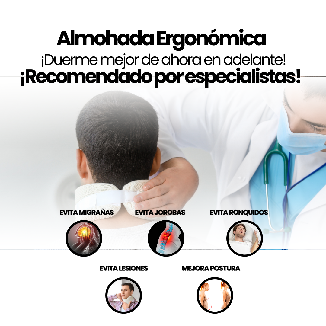Duerme profundo, despierta sin dolor con la Almohada NubePro™