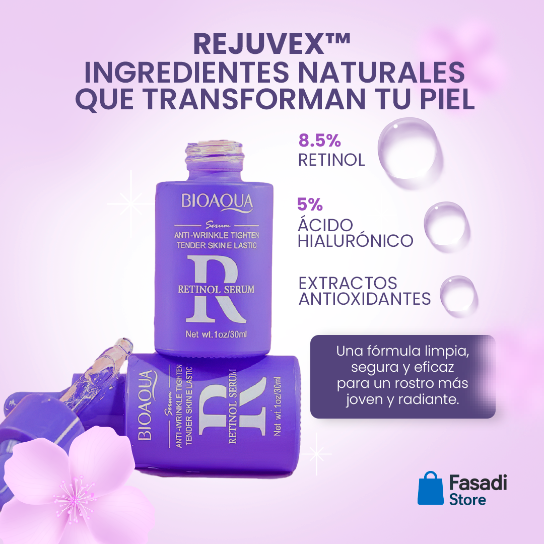 Rejuvex™ “El secreto de una juventud luminosa.”