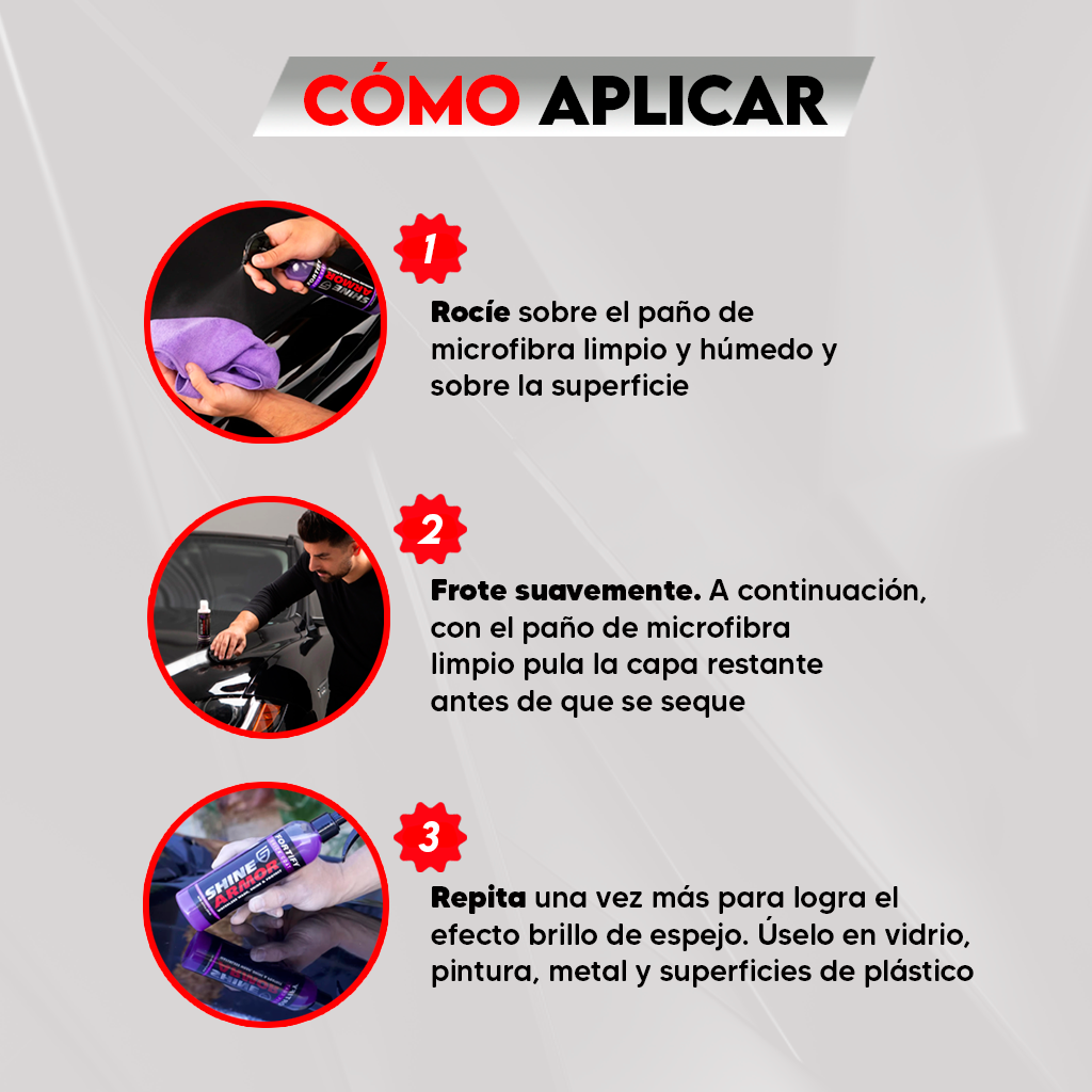 BrilloPro™ Limpia, protege y da brillo espejo en minutos + Incluye paño GRATIS