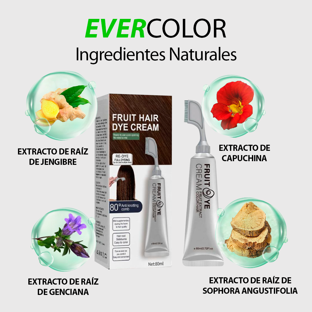 EverColor™ Dile adiós a las canas desde el primer uso