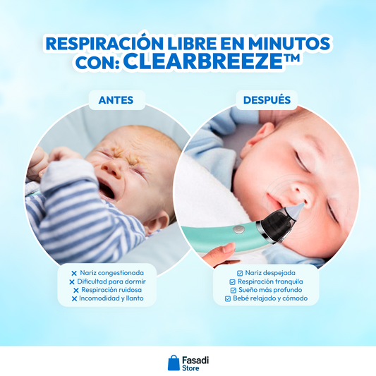 ClearBreeze™ - Respiración libre para tu bebé en la época de más mocos