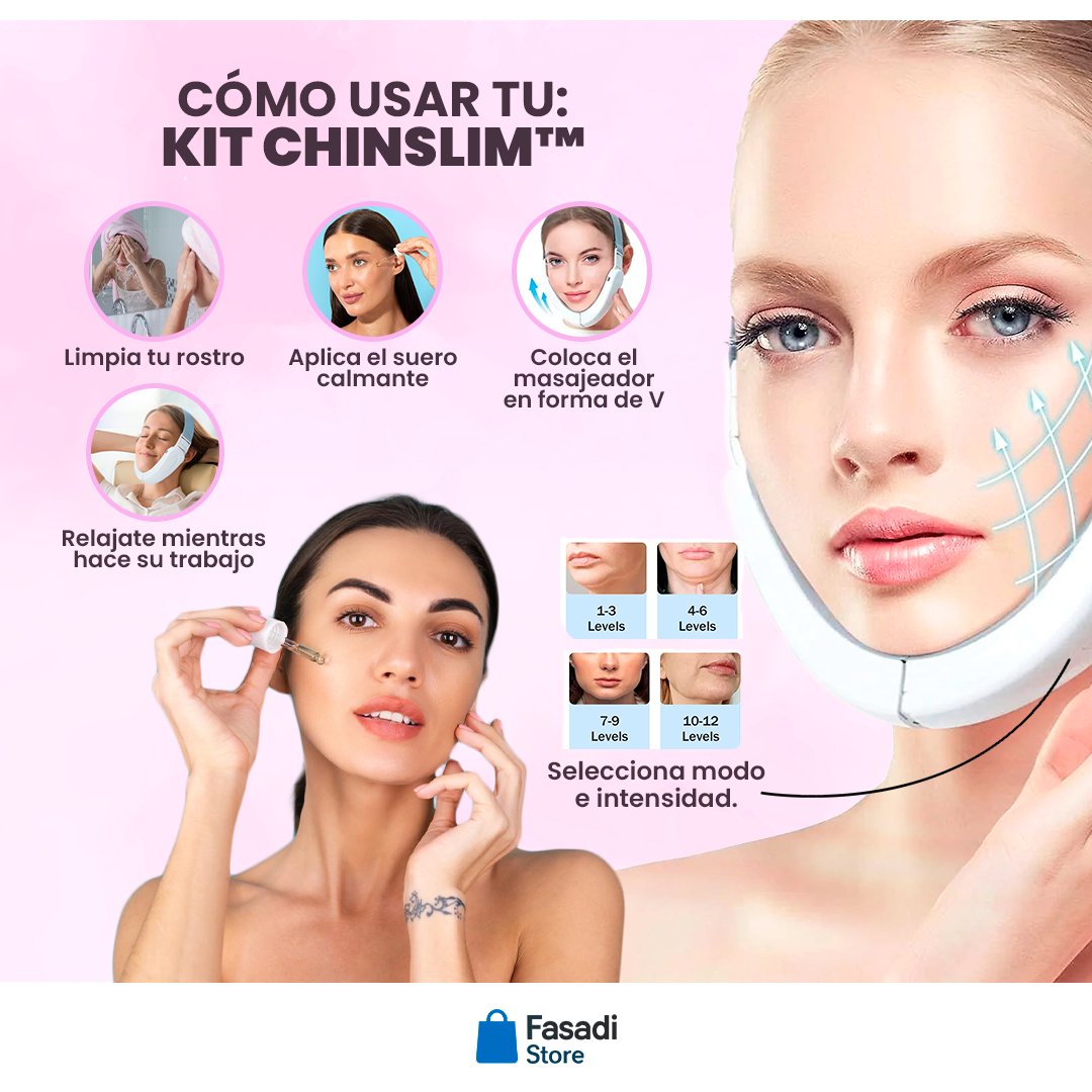Kit ChinSlim™ - Reduce tu papada y define tu rostro desde casa