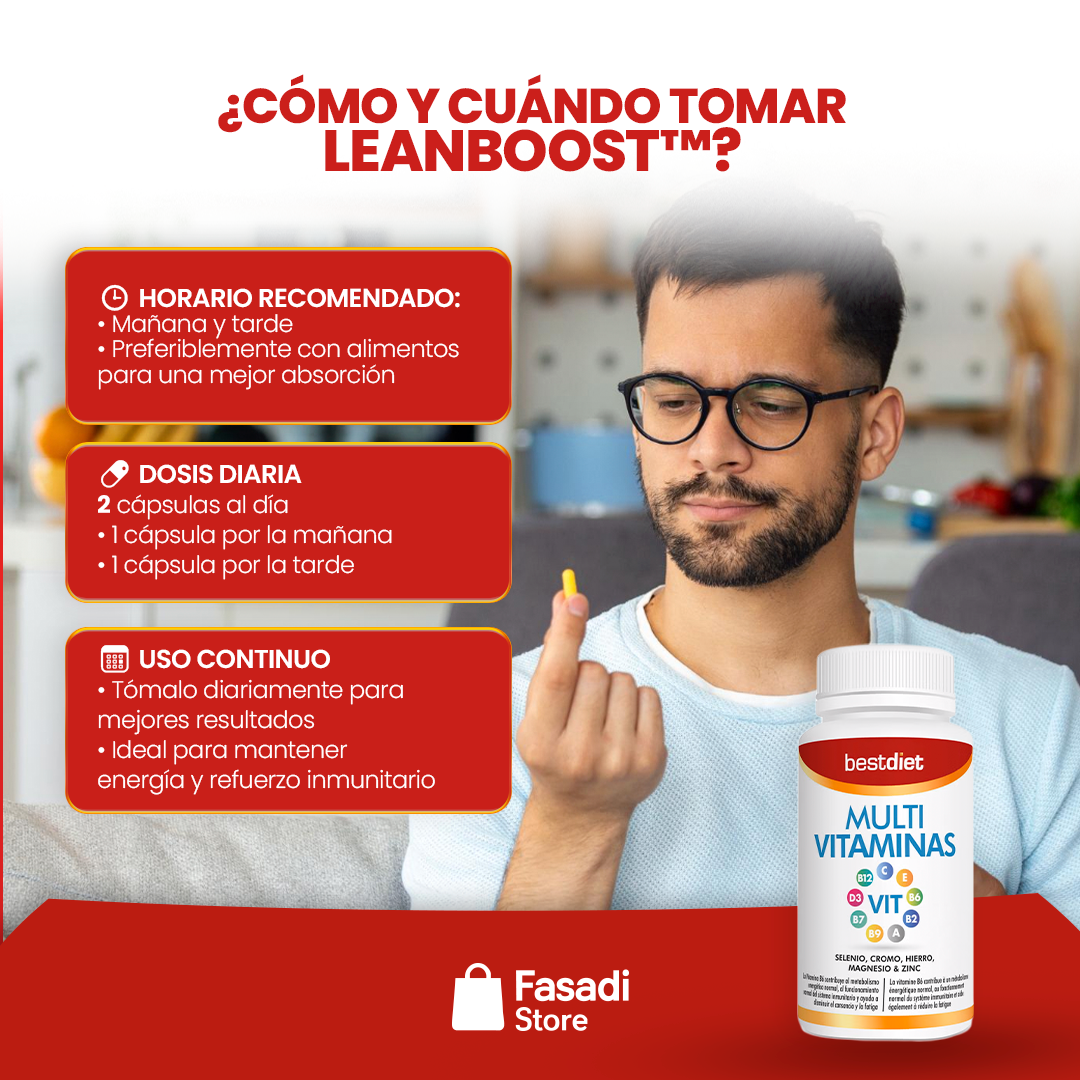 LeanBoost™ - Energía, Defensa y Rendimiento Máximo Desde el Primer Día