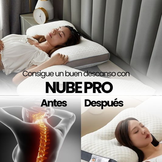 Duerme profundo, despierta sin dolor con la Almohada NubePro™