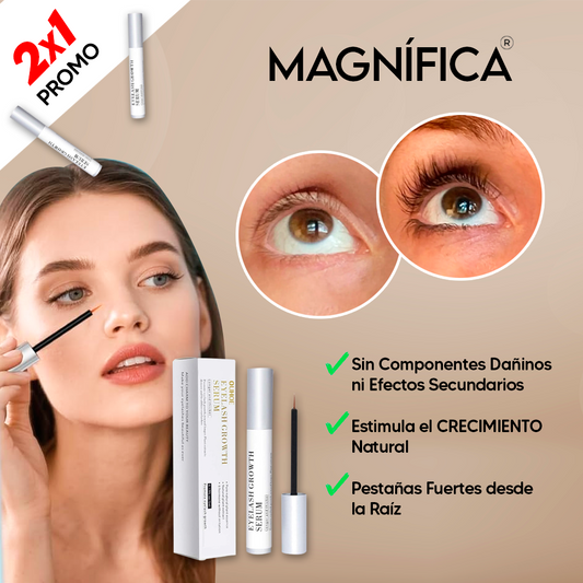 1+1 GRATIS / MAGNIFICA® Pestañas más largas, fuertes y seductoras desde la primera aplicación