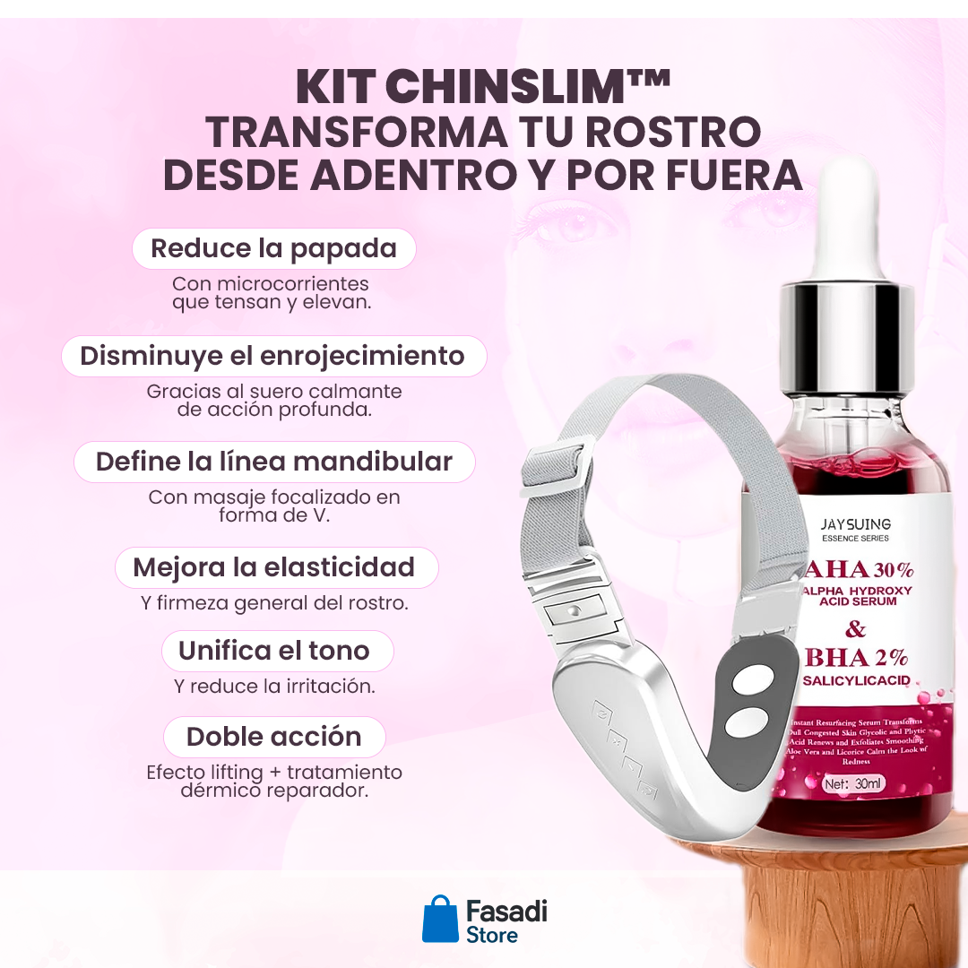 Kit ChinSlim™ - Reduce tu papada y define tu rostro desde casa