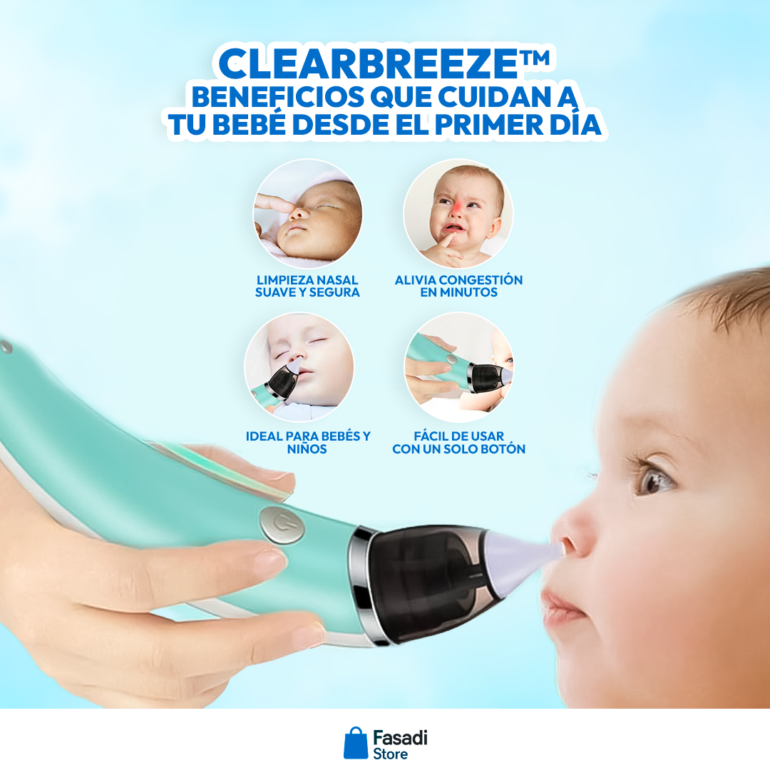 ClearBreeze™ - Respiración libre para tu bebé en la época de más mocos