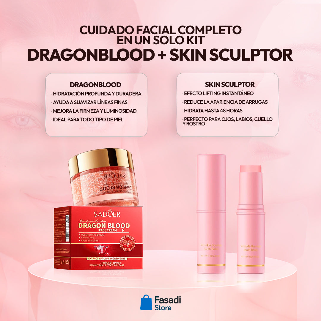 DragonBlood™ + SkinSculptor™ - Tu ritual diario contra las arrugas