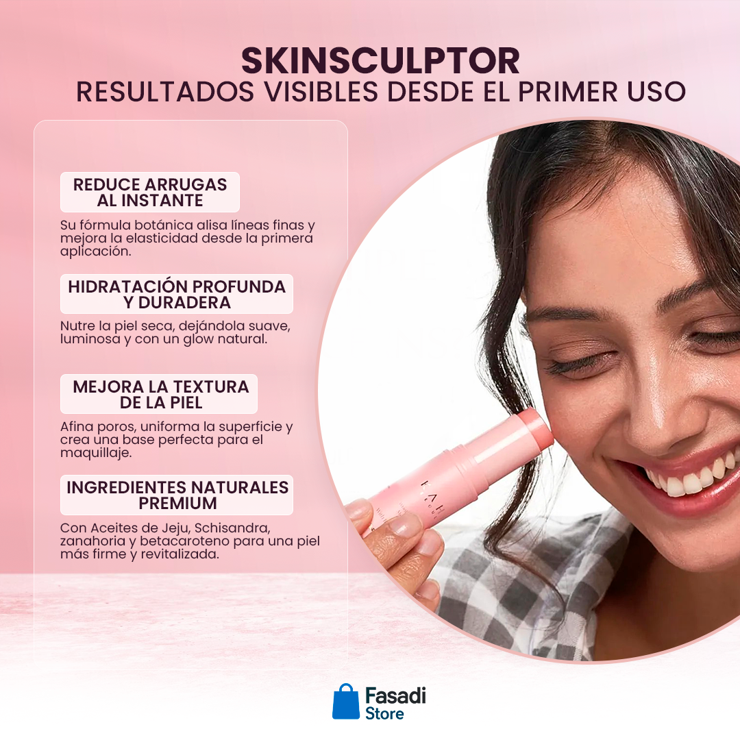SkinSculptor™ - El bálsamo que borra arrugas al instante y revela una piel más joven desde el primer uso