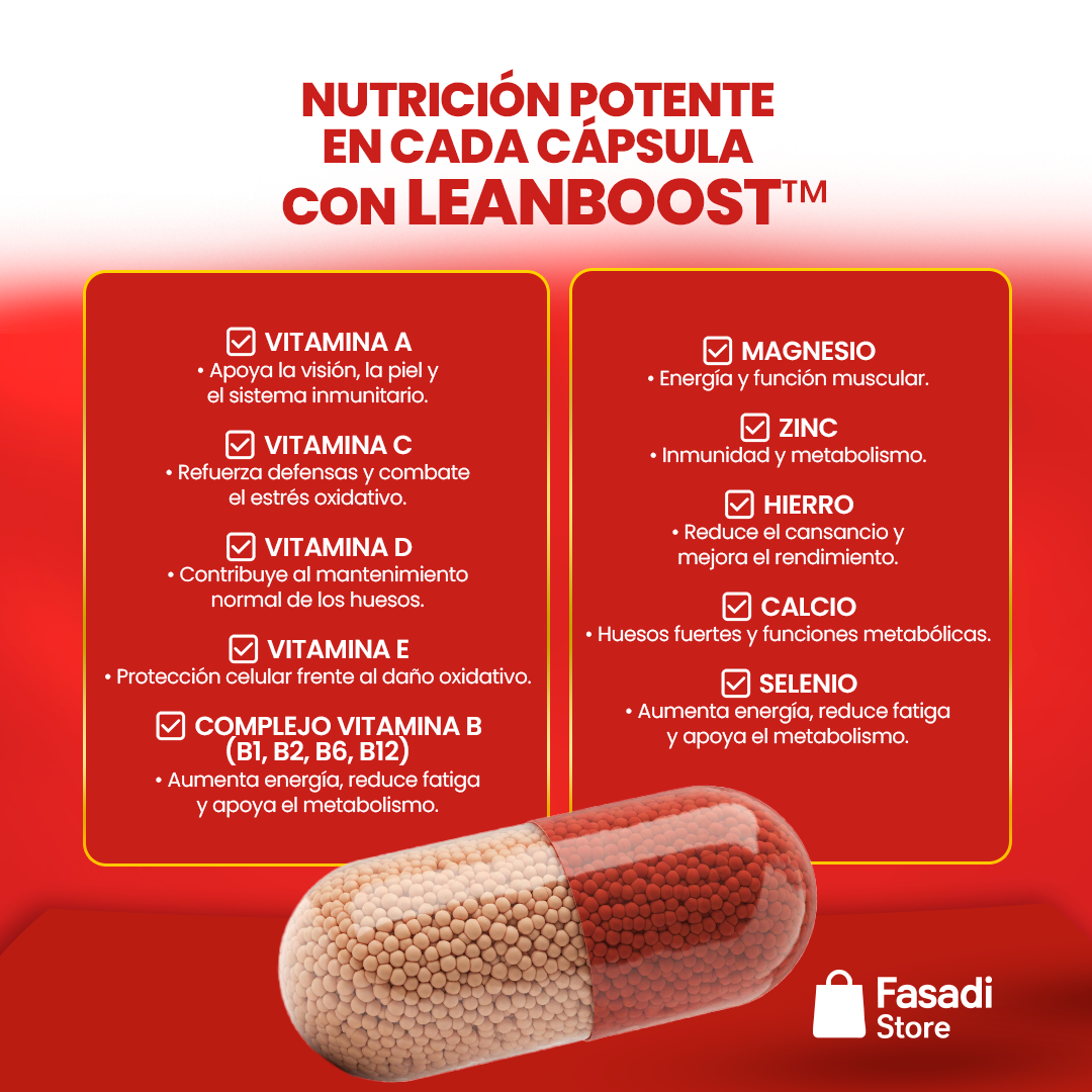 LeanBoost™ - Energía, Defensa y Rendimiento Máximo Desde el Primer Día