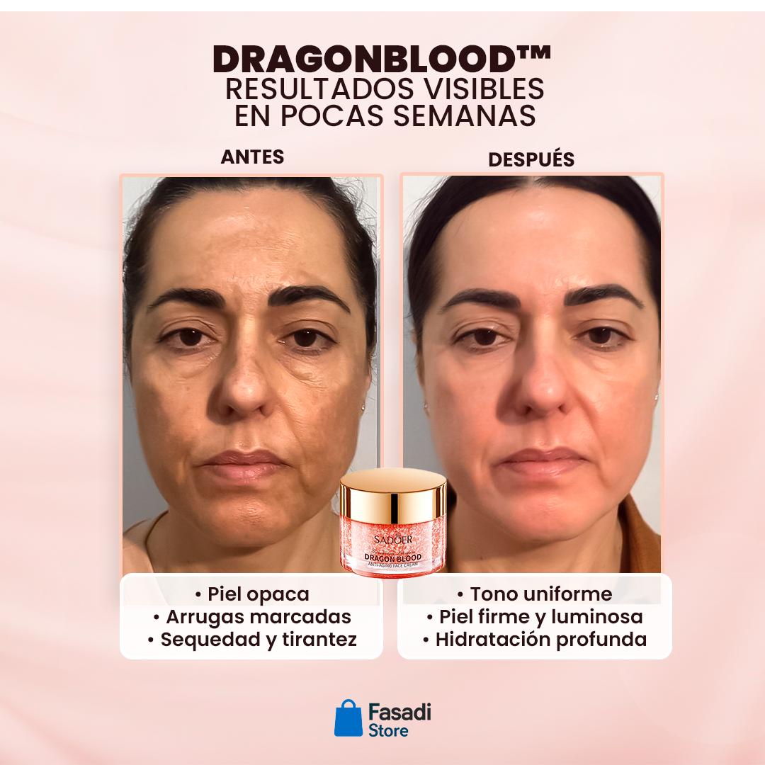 DragonBlood™ - Piel mas firme, luminosa y joven desde el primer uso