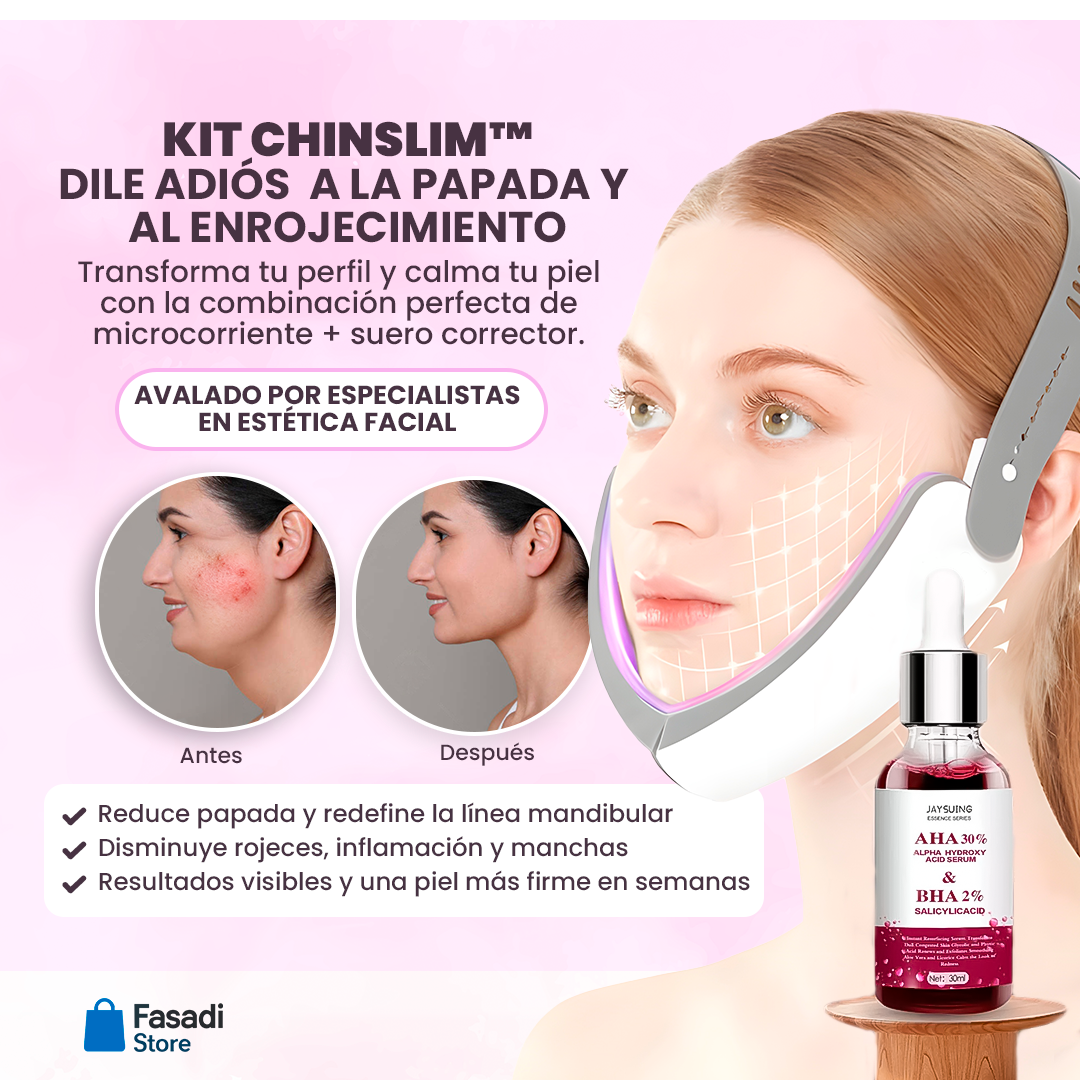 Kit ChinSlim™ - Reduce tu papada y define tu rostro desde casa