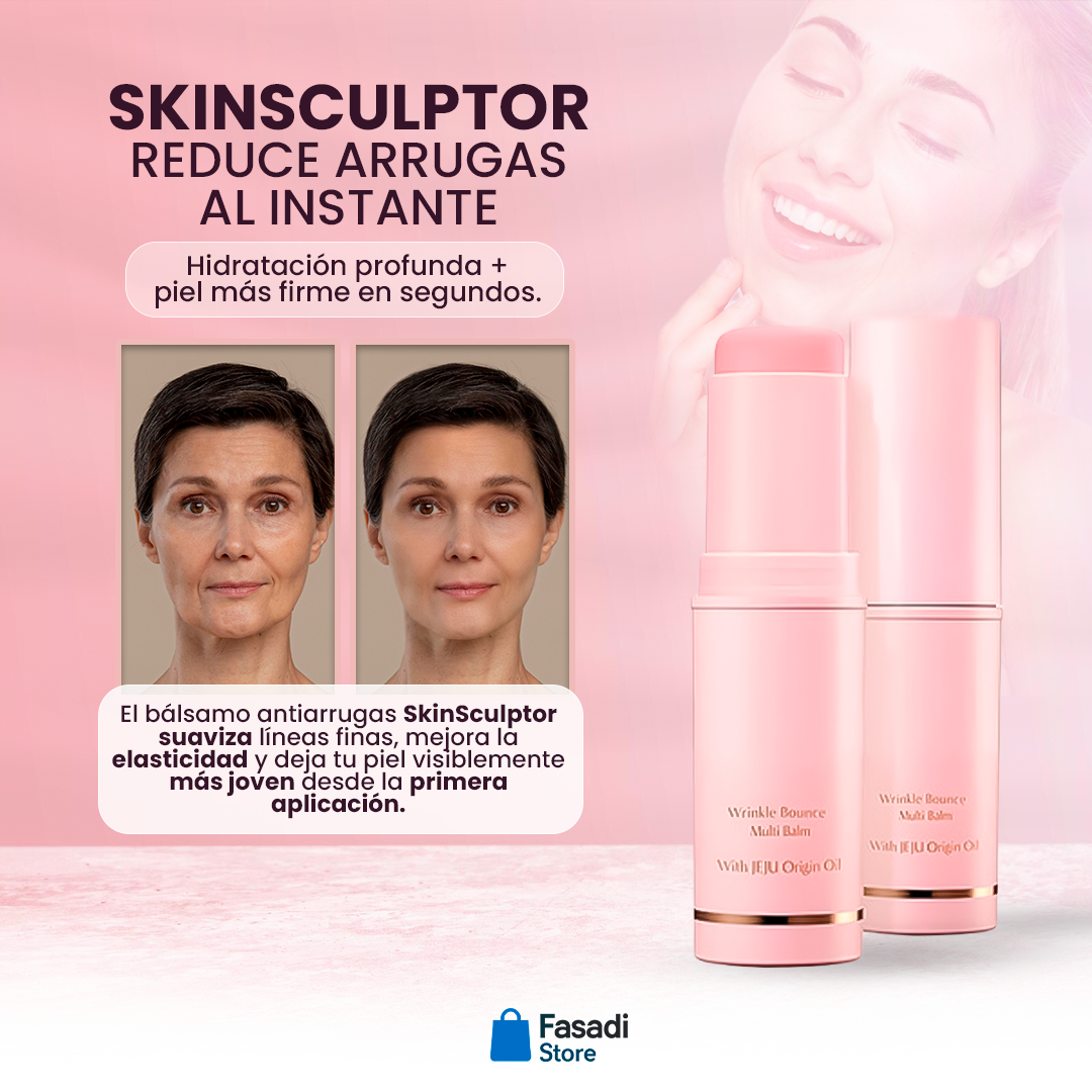 SkinSculptor™ - El bálsamo que borra arrugas al instante y revela una piel más joven desde el primer uso