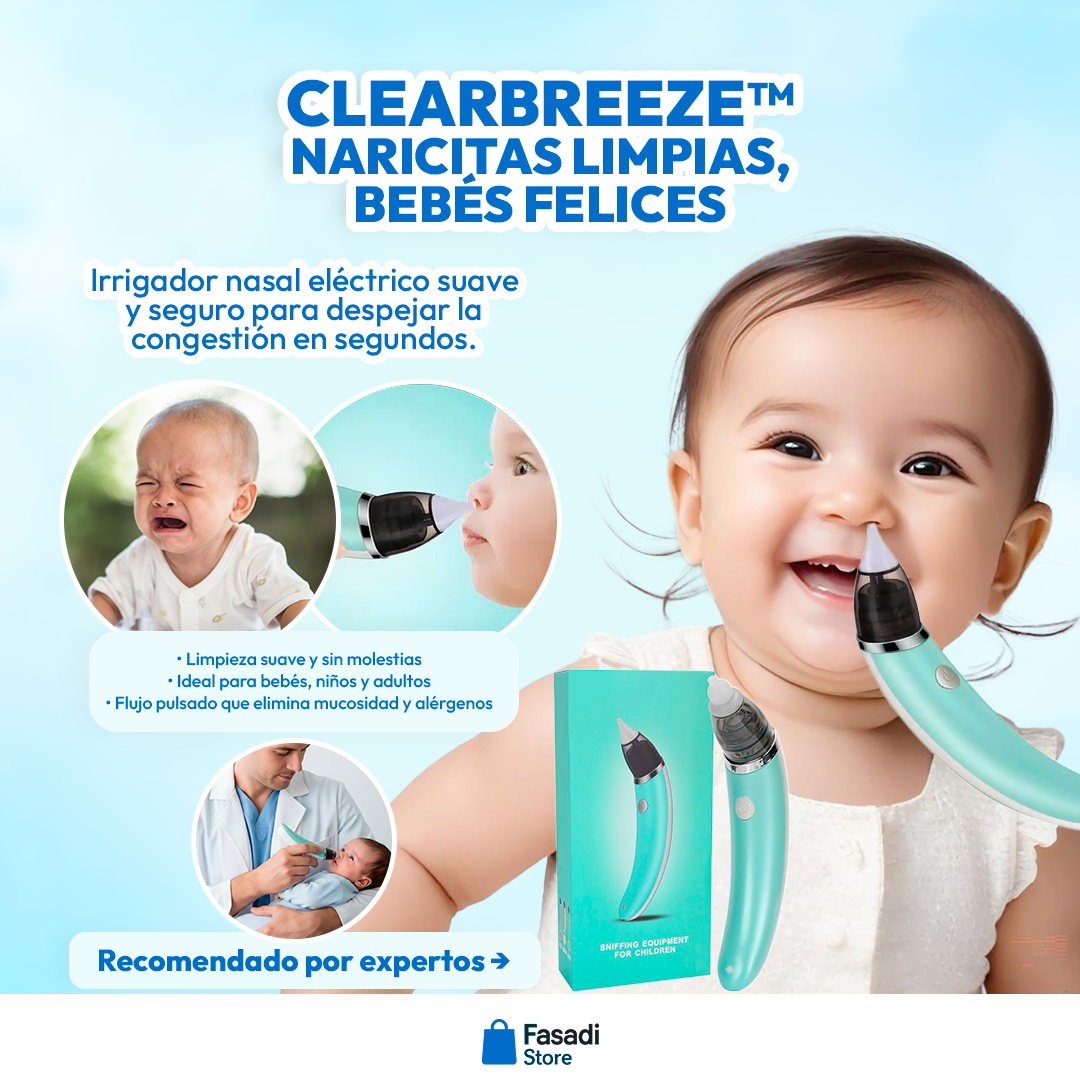ClearBreeze™ - Respiración libre para tu bebé en la época de más mocos